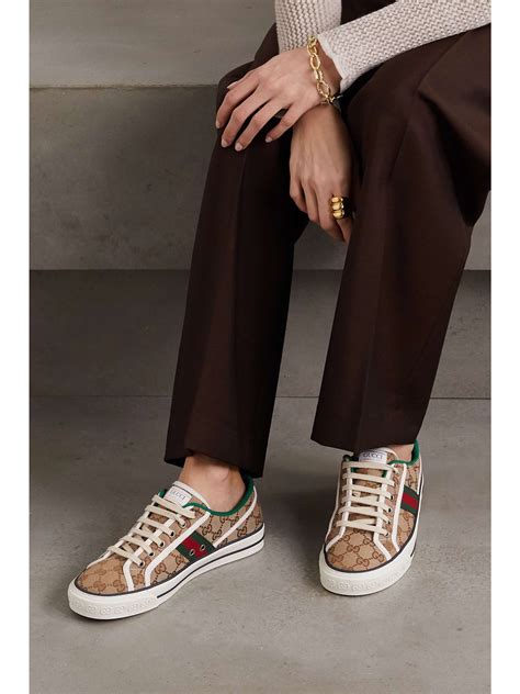 gucci 1977 tennis shoes womens|gucci tennis 1977 canvas sneakers.